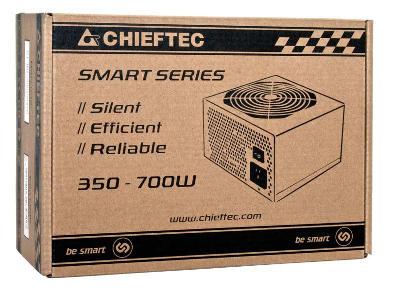 Chieftec Smart GPS-400A8 enhed til strømforsyning 400 W 20+4 pin ATX ATX Sort