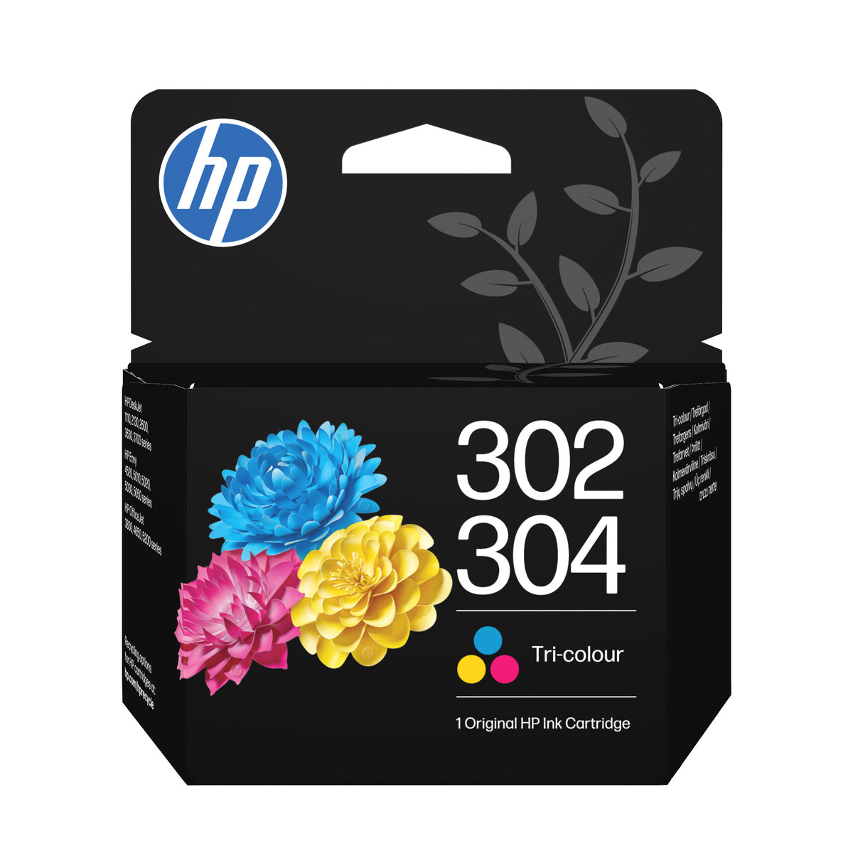HP 302/304 Combo Pack Farve (cyan, magenta, gul) Pigmenteret sort Blæk