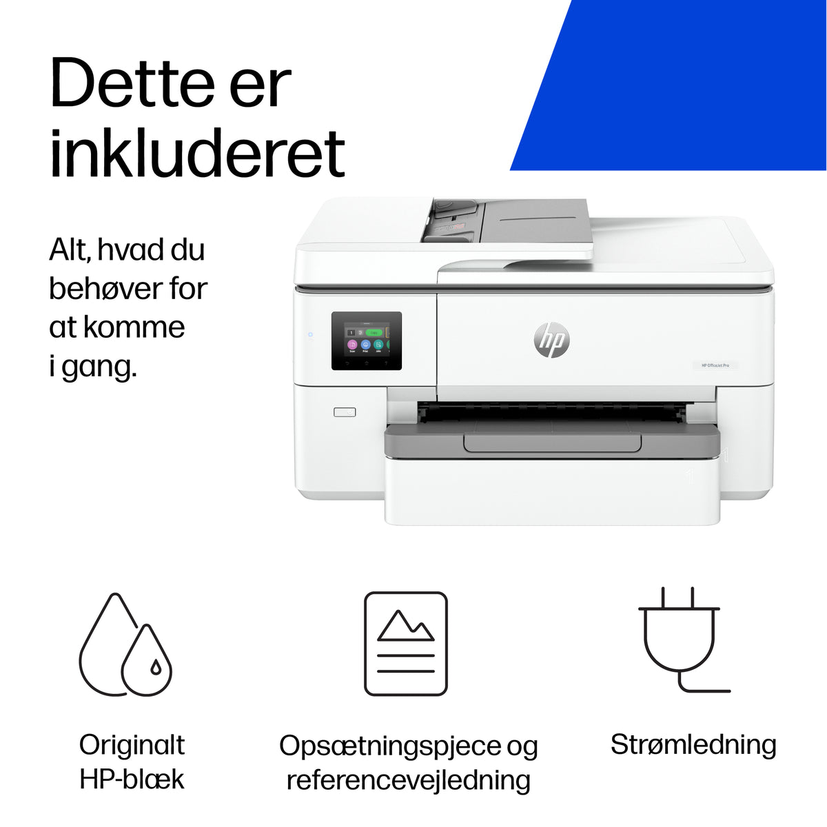 HP Officejet Pro 9720e Wide Format All-in-One Blækprinter