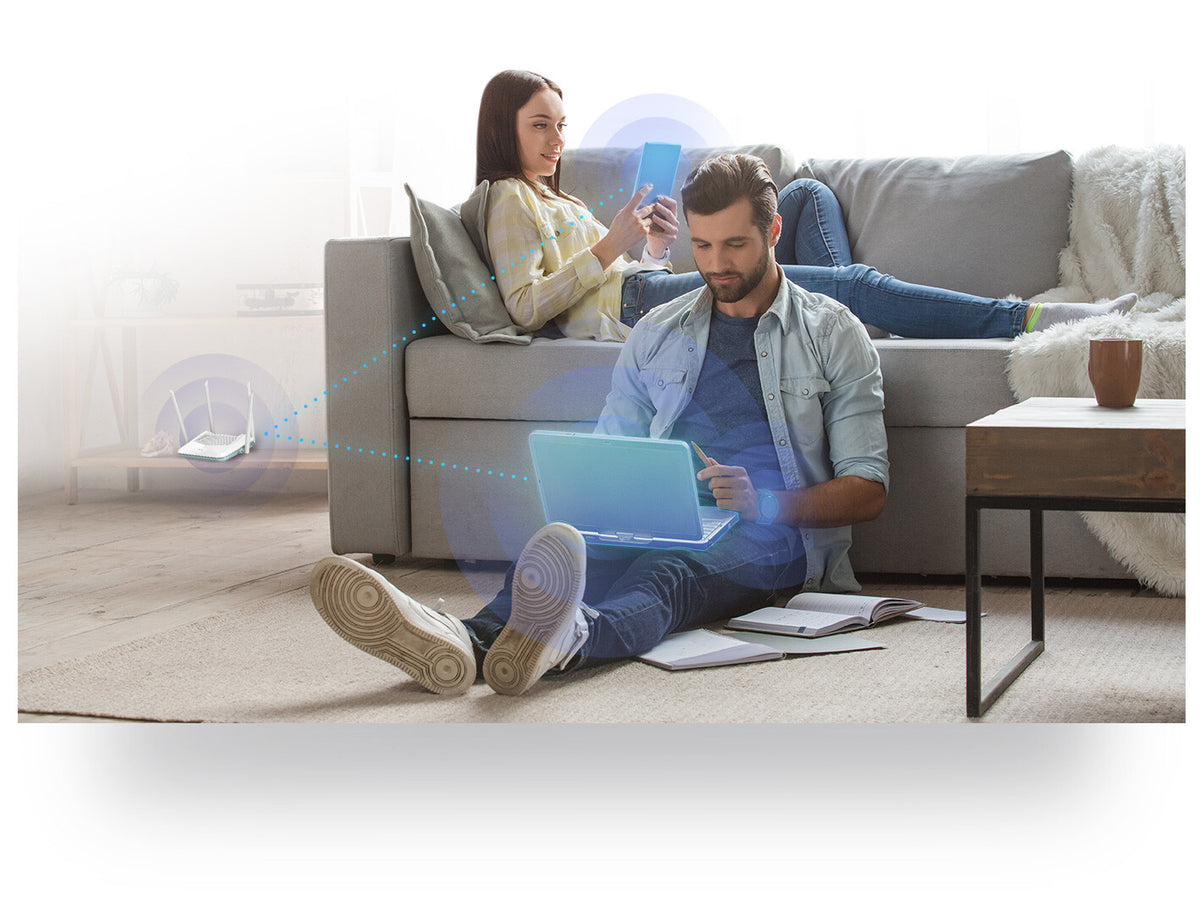 D-Link R15 trådløs router Gigabit Ethernet Dual-band (2,4 GHz / 5 GHz) Hvid