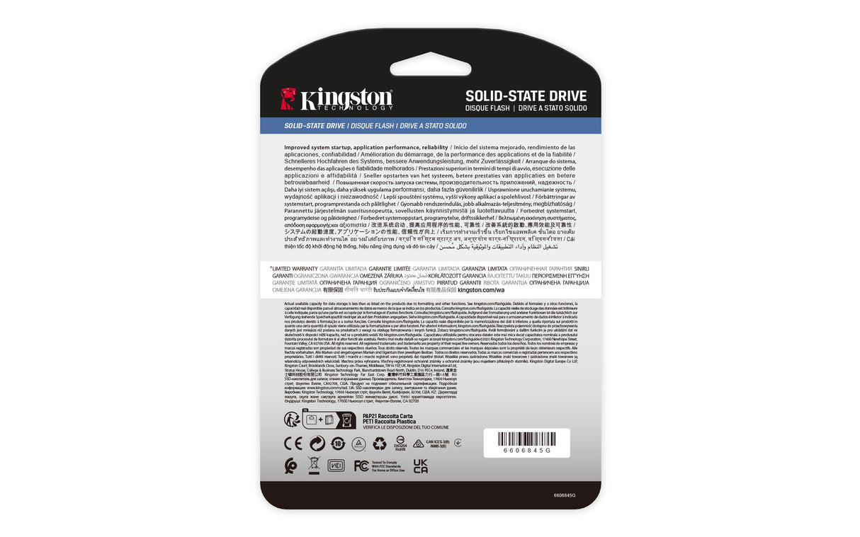 Kingston Technology 3,84 TB DC3000ME U.2 PCIe 5.0 NVMe TCG Opal Enterprise SSD