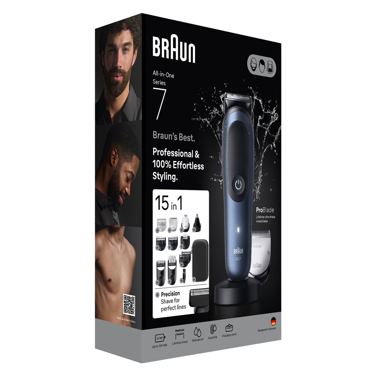 Braun AIO7560 Sort, Blå 14 Lithium-Ion (Li-Ion)