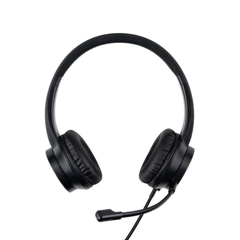 Lindy 20439 hovedtelefoner/headset Ledningsført Kontor/Callcenter USB Type-C Sort