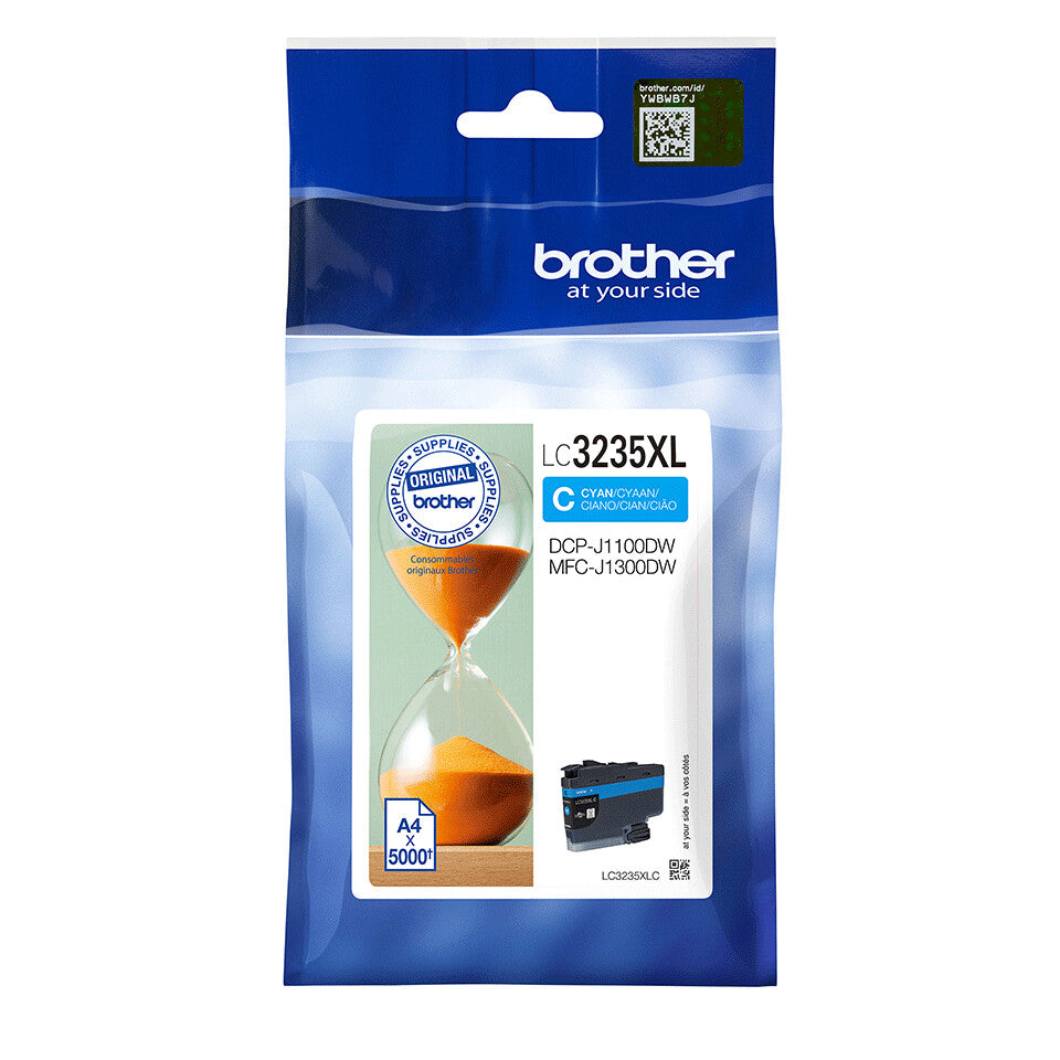 Brother LC3235XLC blækpatron 1 stk Original Højt (XL) udbytte Blå