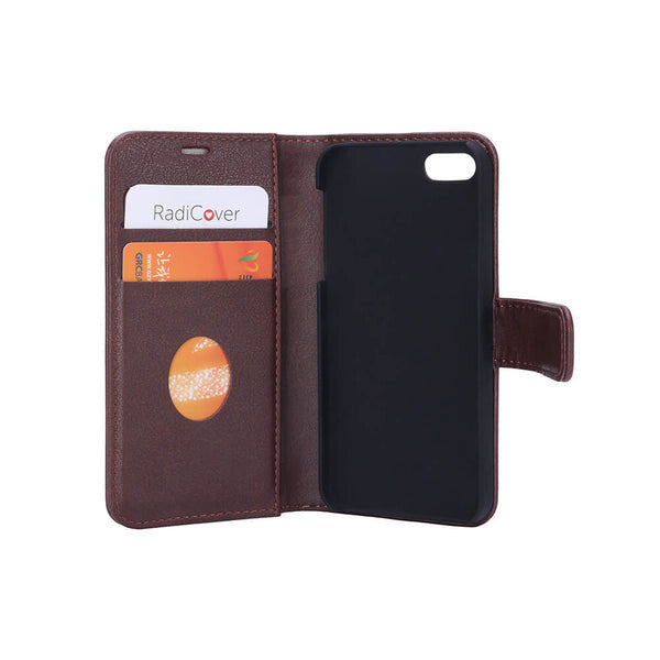 Radicover 587024 mobiltelefon etui 12,7 cm (5") Tegnebogsetui Brun
