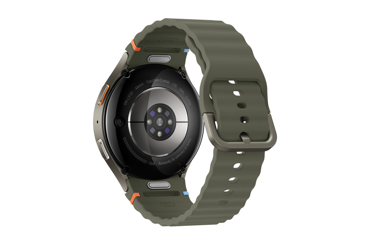 Samsung Galaxy Watch7 3,81 cm (1.5") AMOLED 44 mm Digital 480 x 480 pixel Berøringsskærm 4G Grøn Wi-Fi GPS (satellit)