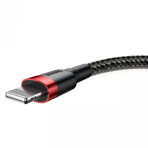 Baseus CALKLF-C19 Lightning kabel 2 m Sort, Rød