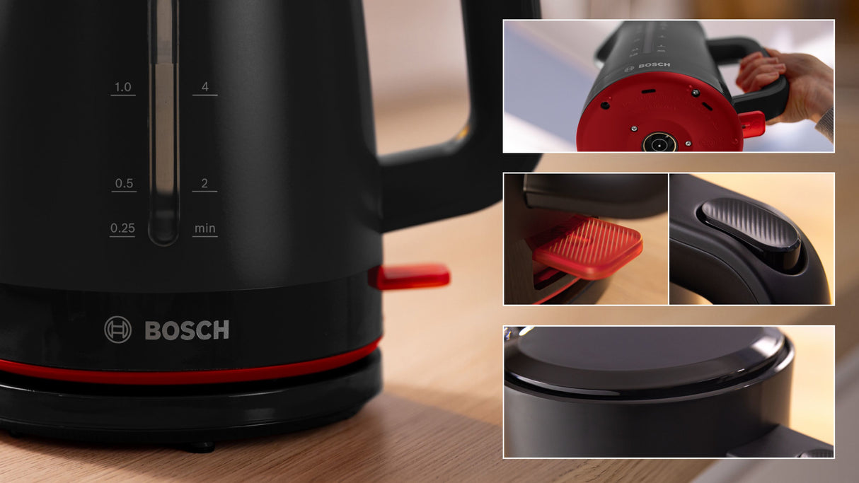 Bosch TWK3M123 elkedel 1,7 L 2400 W Sort