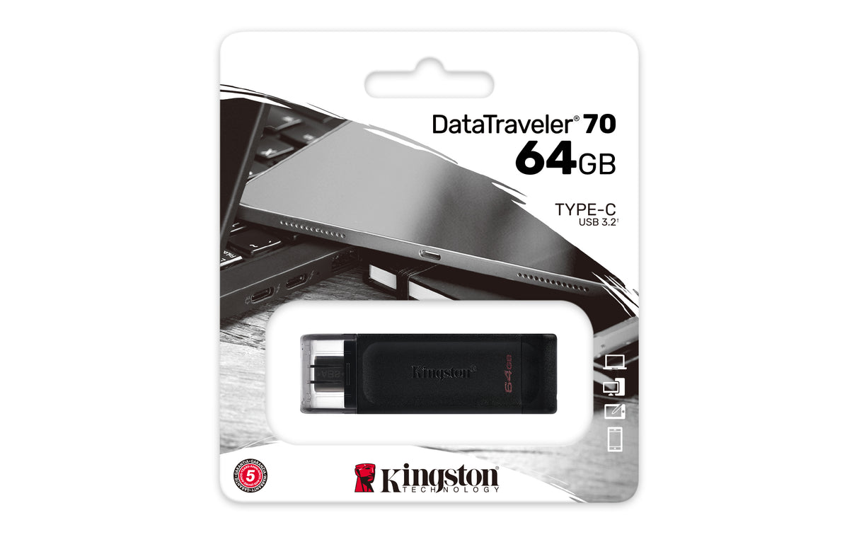 Kingston Technology DataTraveler 64 GB USB-C 3.2 Gen 1 70