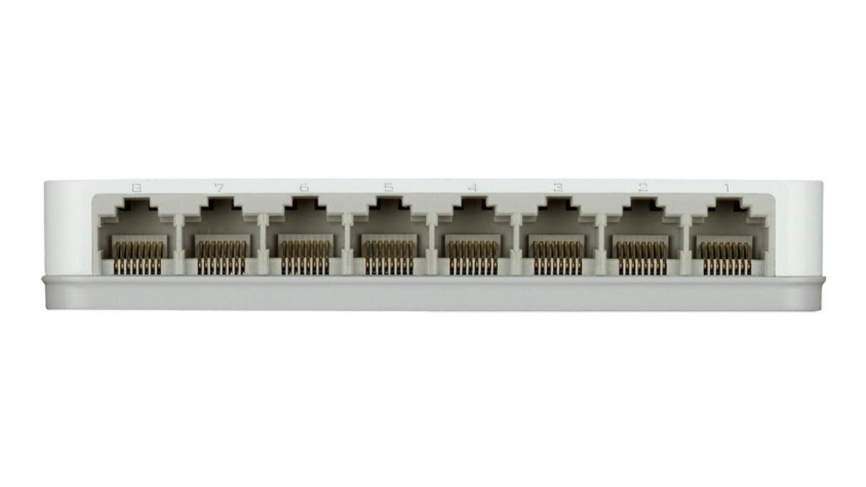 D-Link GO-SW-8G/E netværksswitch Ikke administreret Gigabit Ethernet (10/100/1000) Hvid