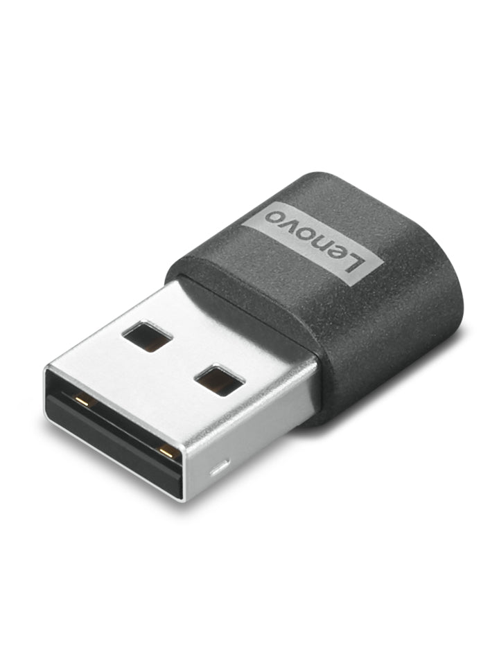 Lenovo 4X91C99226 kabel kønsskifter USB-C USB-A Sort
