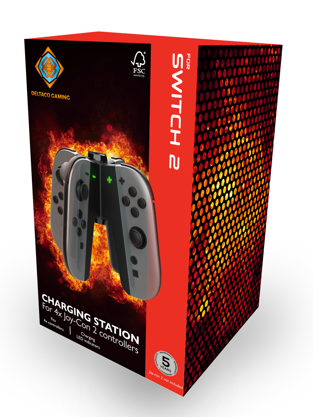 Deltaco Gaming charging station Nintendo Switch 2 joy-cons