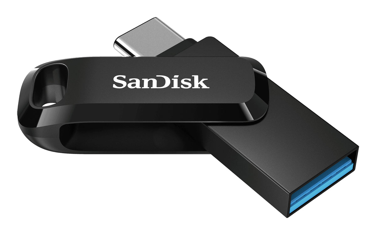 SanDisk Ultra Dual Drive Go 512GB USB 3.2 Gen 1 / USB-C USB stick Sort