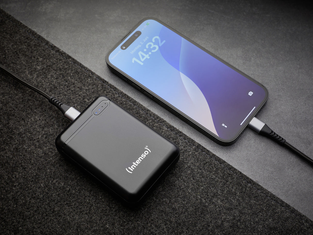 Intenso XS10000 Lithium polymer (LiPo) 10000 mAh Sort