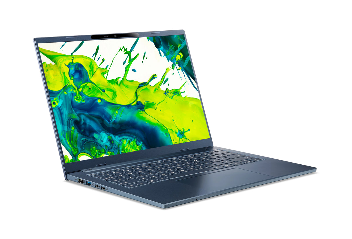 Acer Aspire 14 AI A14-11M-X7S4 Snapdragon X1-26-100 Laptop 35,6 cm (14") WUXGA 32 GB LPDDR5x-SDRAM 1 TB SSD Wi-Fi 7 (802.11be) Windows 11 Home Blå