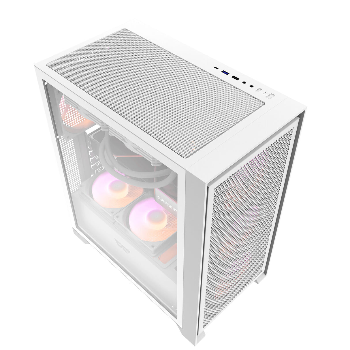 darkFlash DRX70 Mesh Midi Tower Hvid