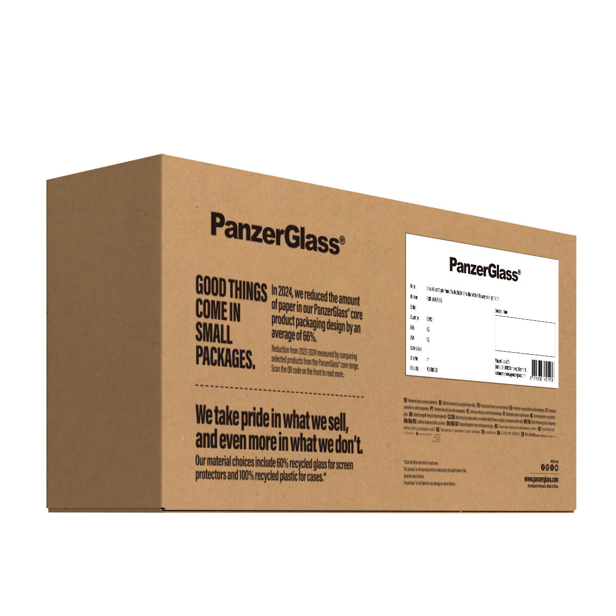 PanzerGlass ® 2-Way Privacy Skærmbeskyttelse iPhone 17e | 16e | 14 | 13 | 13 Pro | Ultra-Wide Fit