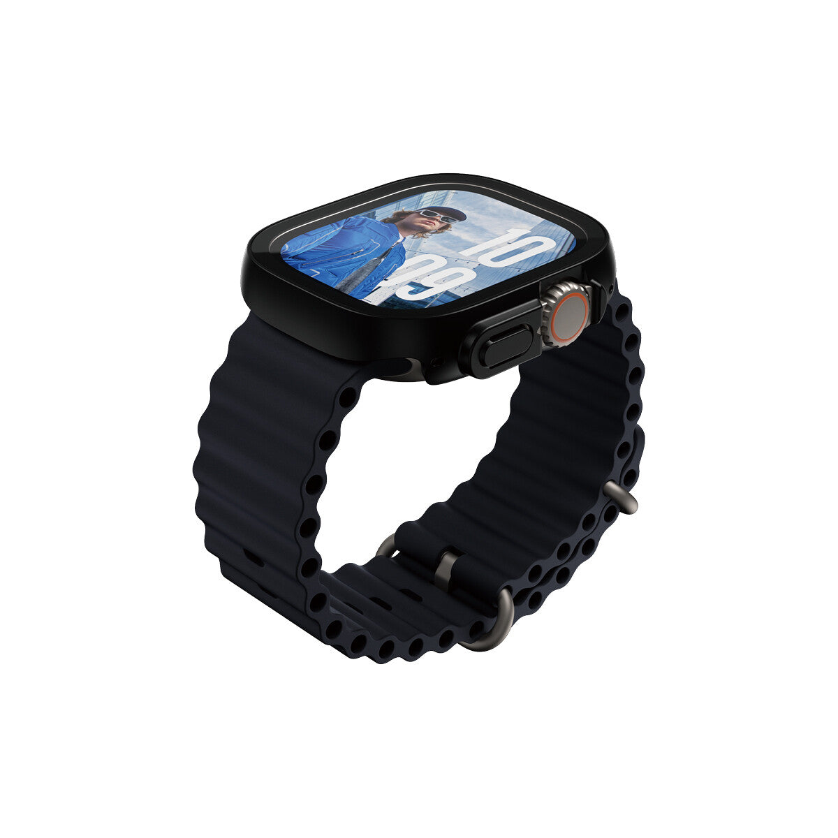 PanzerGlass ® Case Full Body Slim Sort Apple Watch Ultra 3 | Ultra 2 | Ultra | 49mm