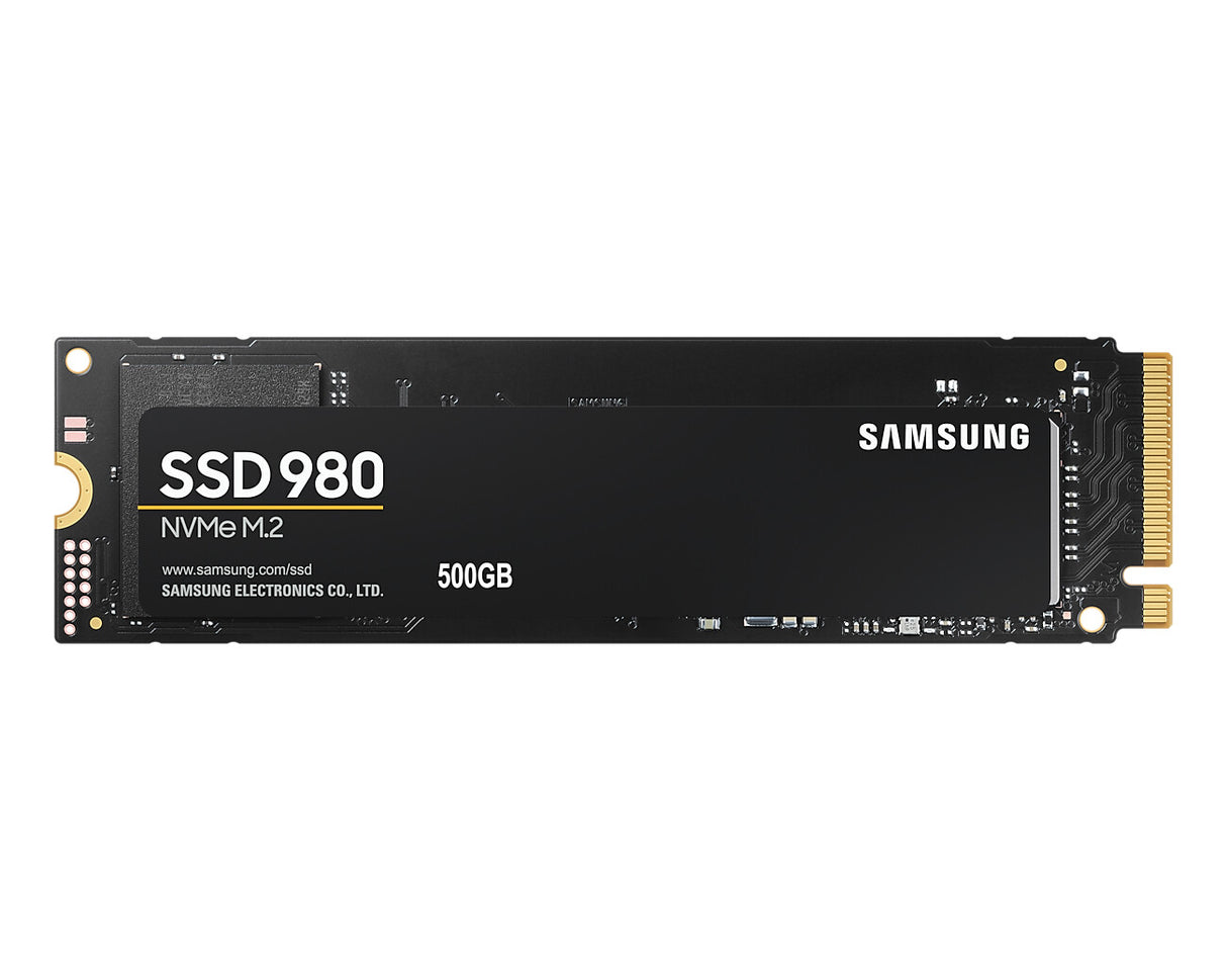 Samsung 980 500 GB M.2 PCI Express 3.0 NVMe V-NAND MLC
