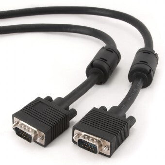 Gembird CC-PPVGA-10-B VGA kabel 3 m VGA (D-Sub) Sort
