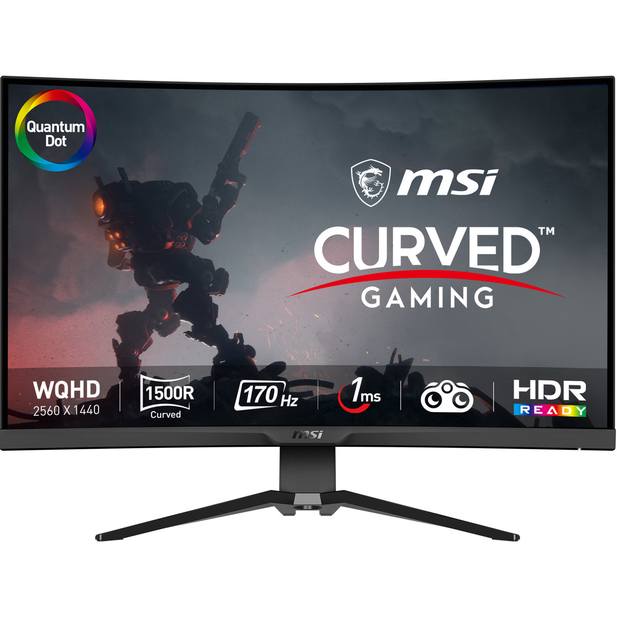 MSI MAG 325CQRF QD computerskærm 80 cm (31.5") 2560 x 1440 pixel Wide Quad HD Sort