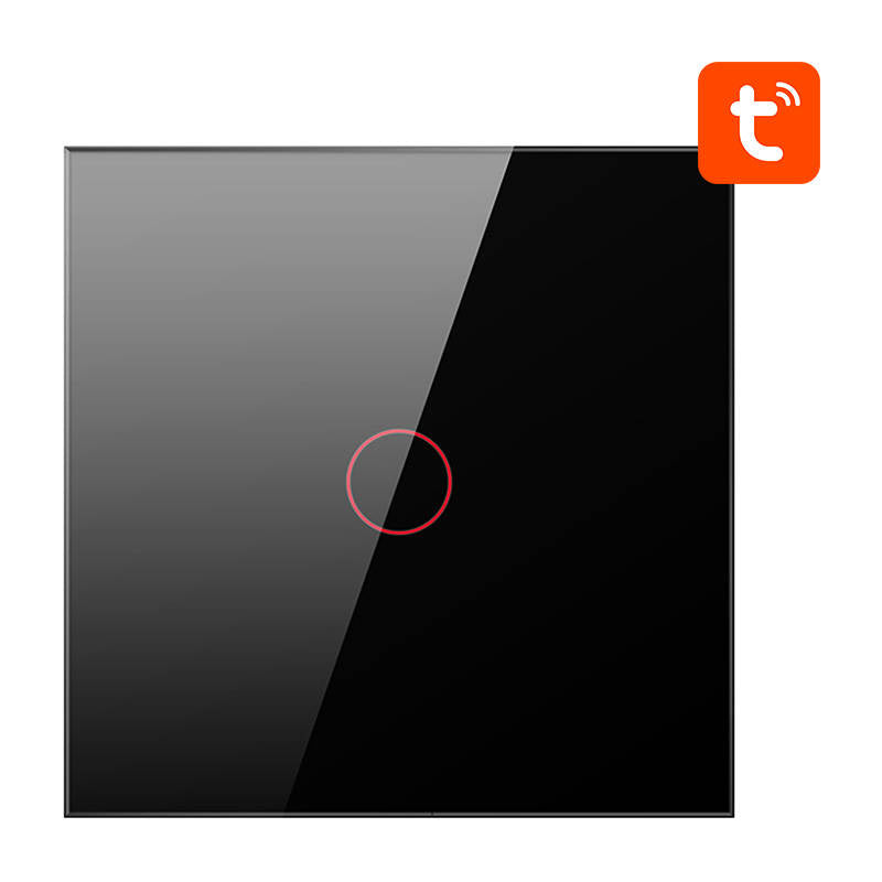 Smart Light Switch ZigBee Avatto ZTS02-EU-B1 1 Way TUYA (sort)