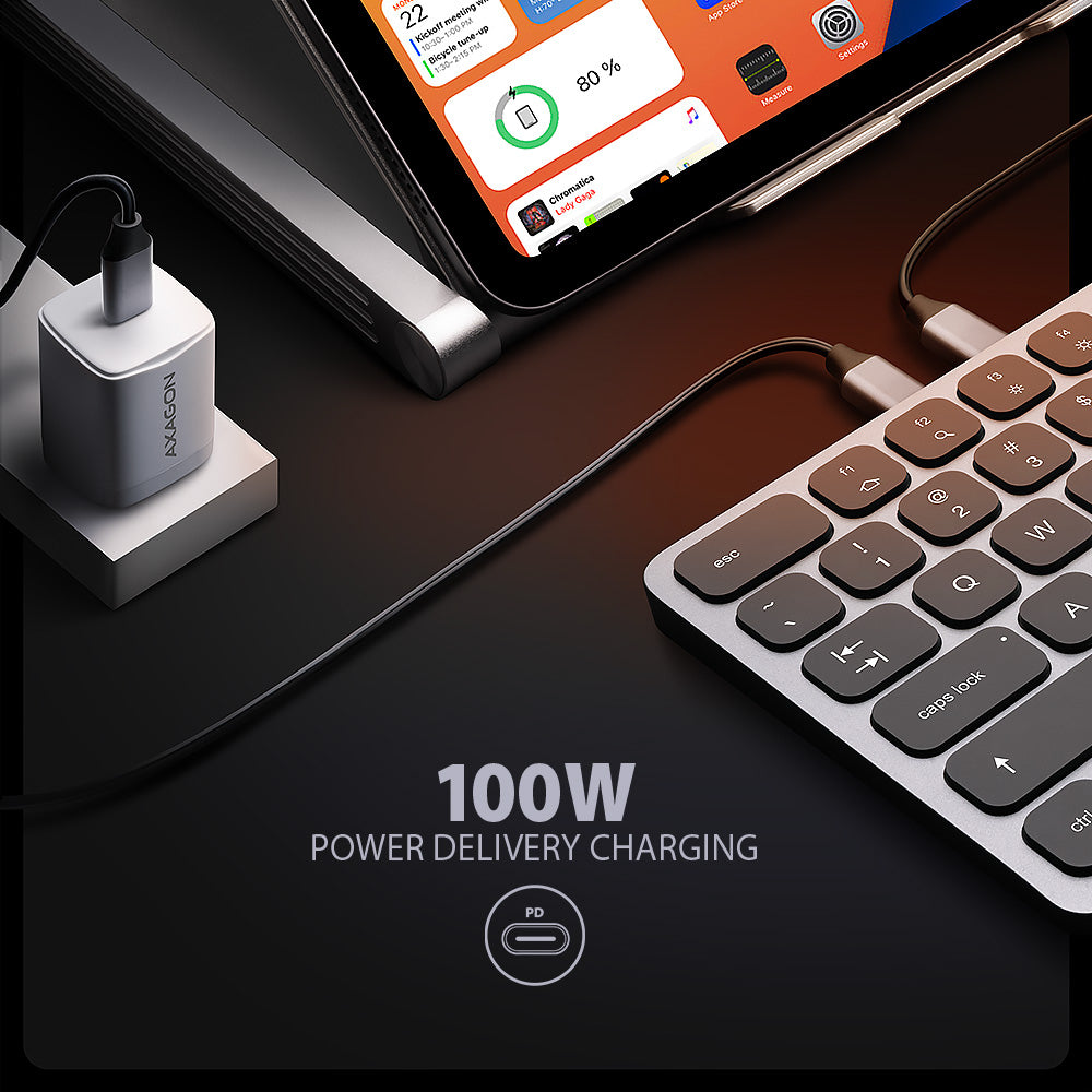 Axagon HMC-KB-US dockingstation Ledningsført USB 3.2 Gen 1 (3.1 Gen 1) Type-C Grå