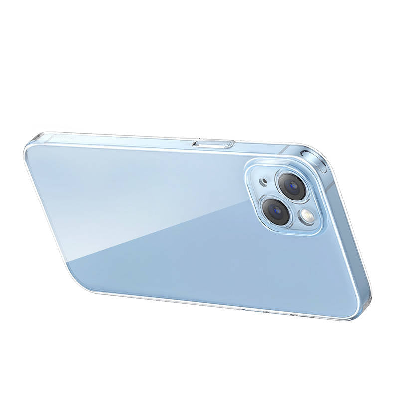 Gennemsigtigt æske og hærdet glas sæt Baseus Corning til iPhone 14 Plus