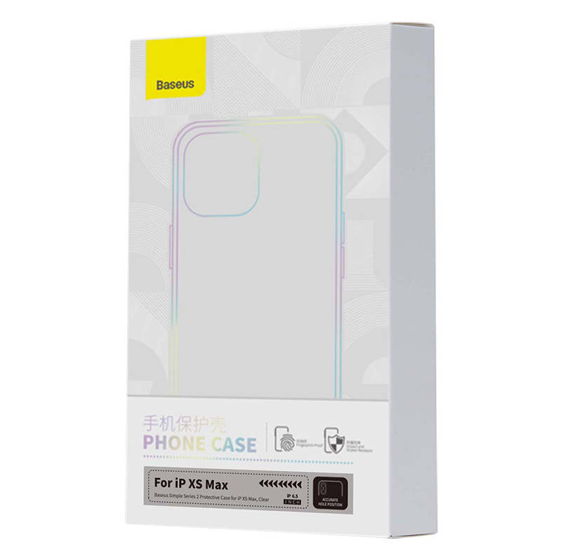 Gennemsigtig Case Baseus Simple til iPhone XS MAX
