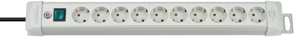 brennenstuhl Premium-Line extension socket H05VV-F 3G1,5 Stikdåse 10-stik Grå 3m