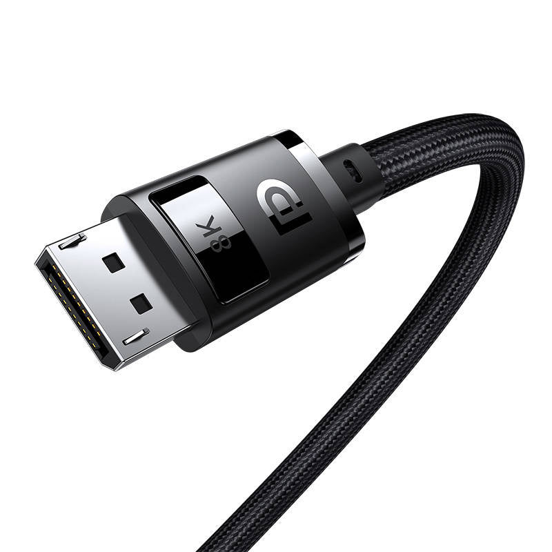 DP 8K til DP 8K kabel Baseus High Definition 2m (sort)