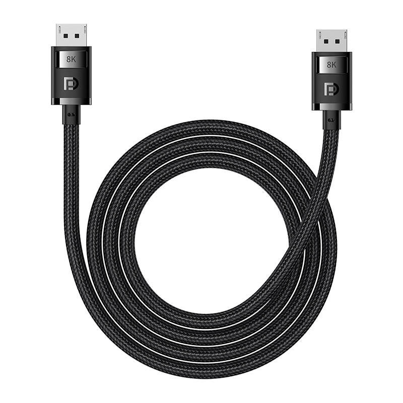 DP 8K til DP 8K kabel Baseus High Definition 2m (sort)