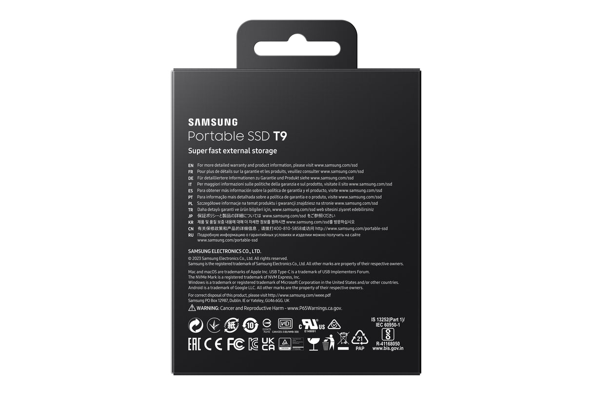 Samsung MU-PG1T0B 1 TB USB Type-C USB 3.2 Gen 2x2 Sort