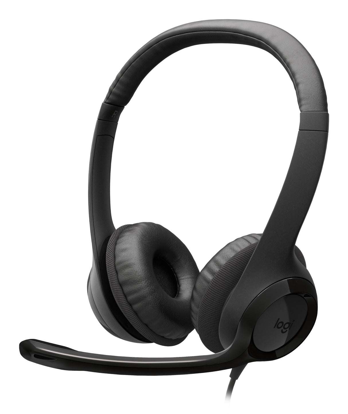 Logitech H390 Headset Ledningsført Opkald/musik USB Type-C Sort