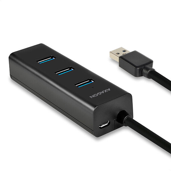 Axagon HUE-S2BP interface hub USB 3.2 Gen 1 (3.1 Gen 1) Type-A 5000 Mbit/s Sort