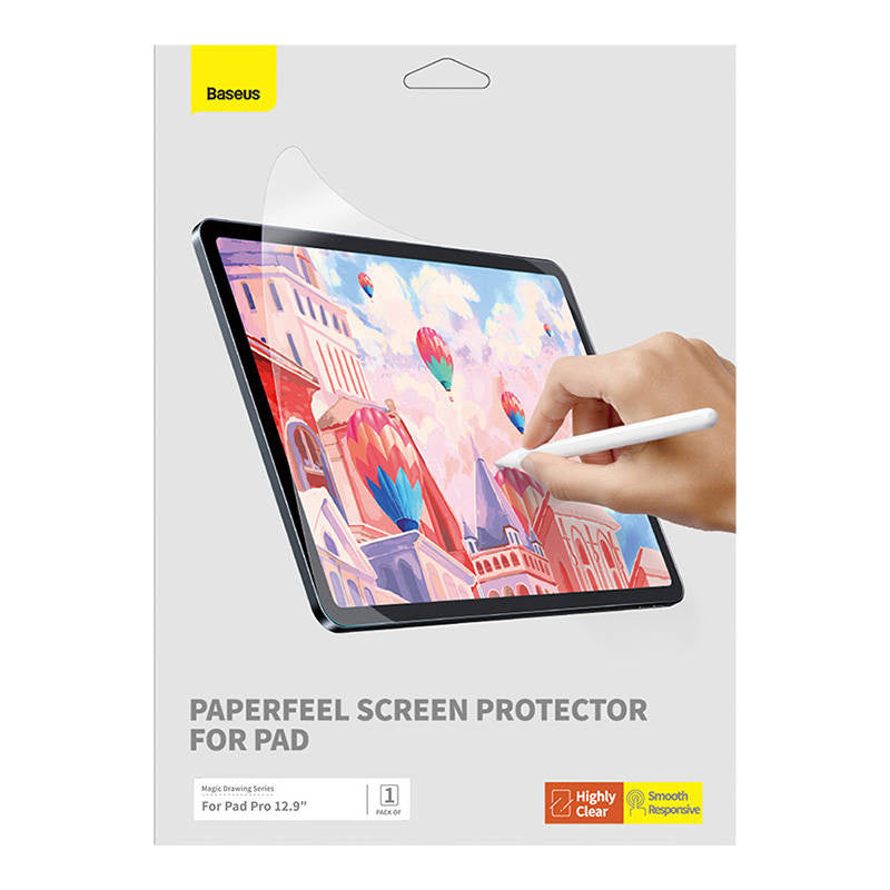 Baseus Paperfeel-film til Pad Pro (2018/2020/2021/2022) 12,9′′, Clear