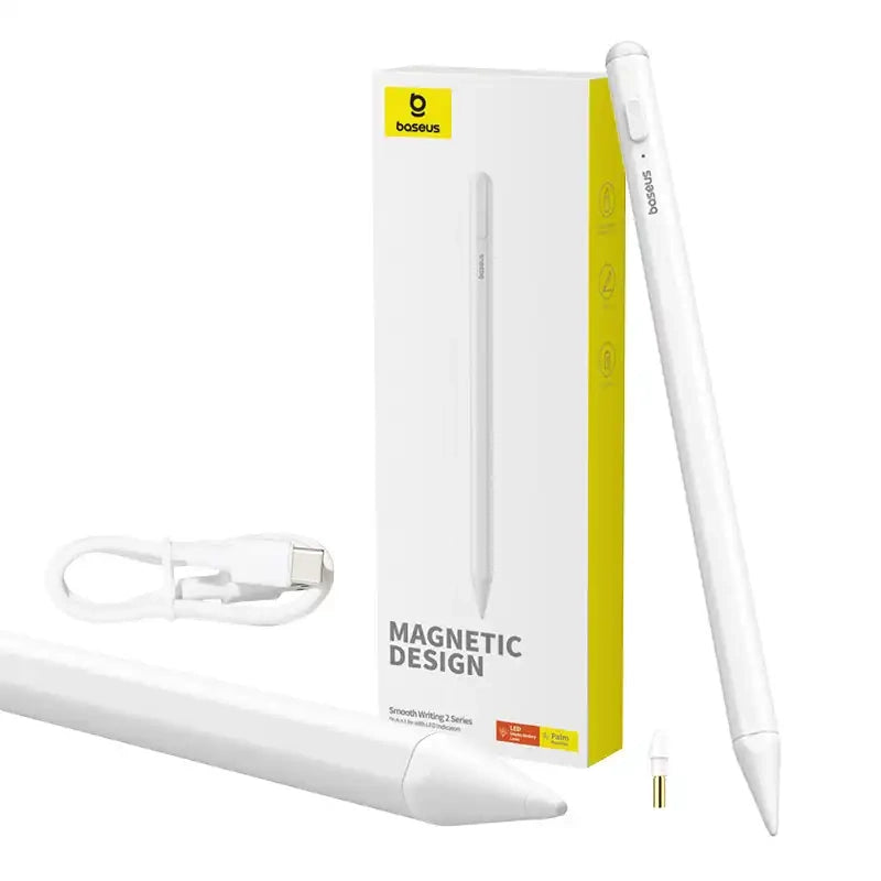 Smooth Writing 2 Baseus Stylus Lite med LED-indikator (hvid)