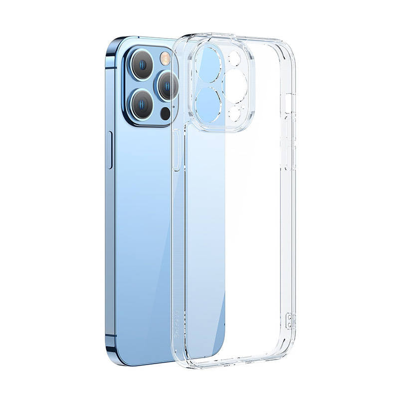 Baseus SuperCeramic Transparent Glass Case og Temperet Glass Set til iPhone 14 Plus
