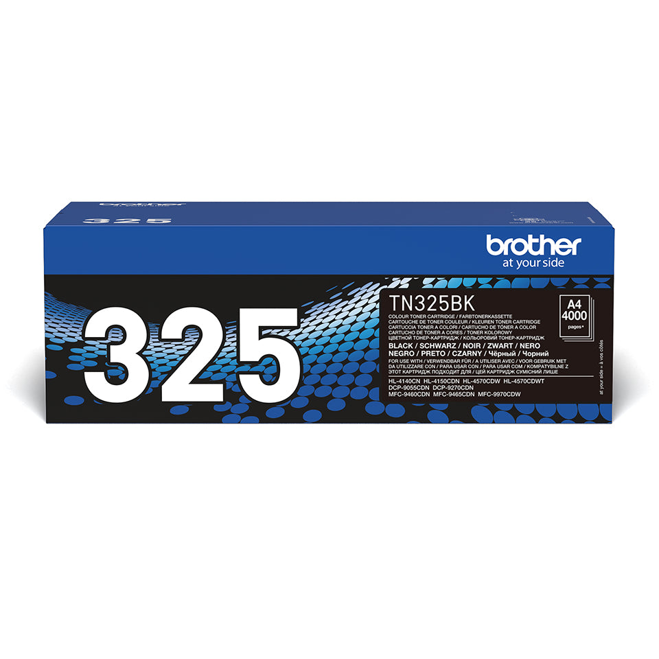 Brother TN-325BK tonerpatron 1 stk Original Sort