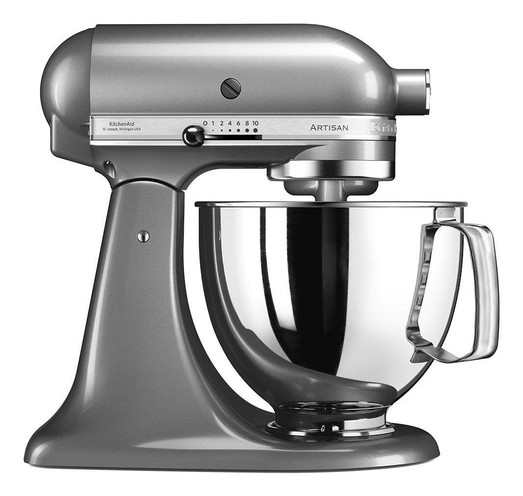 KitchenAid Artisan 5KSM125ECU Køkkenmaskine 4.8liter Sølvgrå