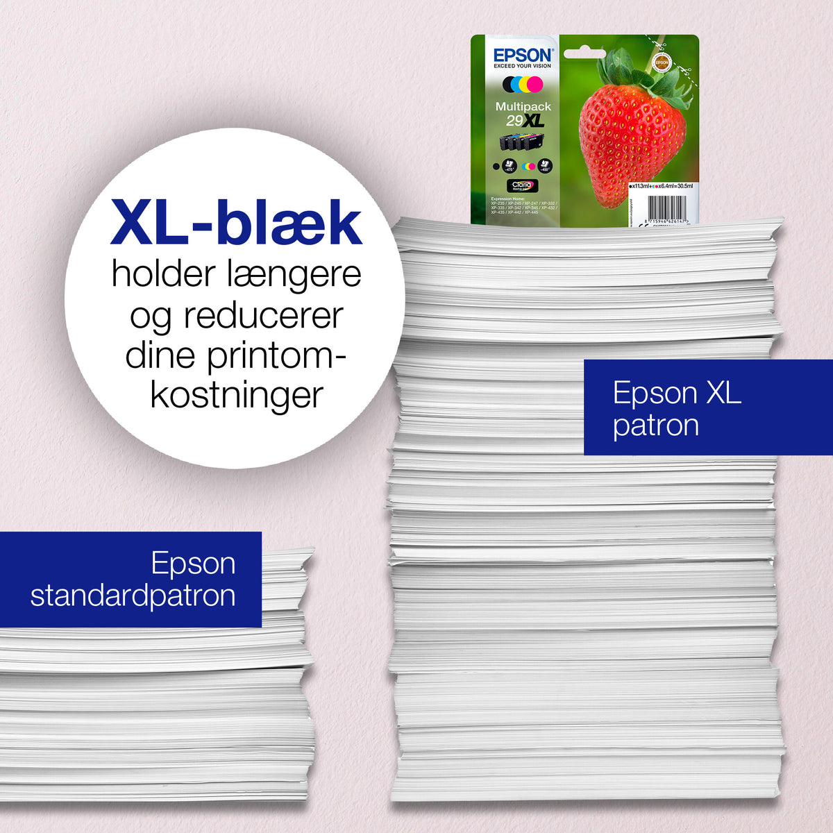 Epson Strawberry Multipack 4-colours 29XL Claria Home Ink