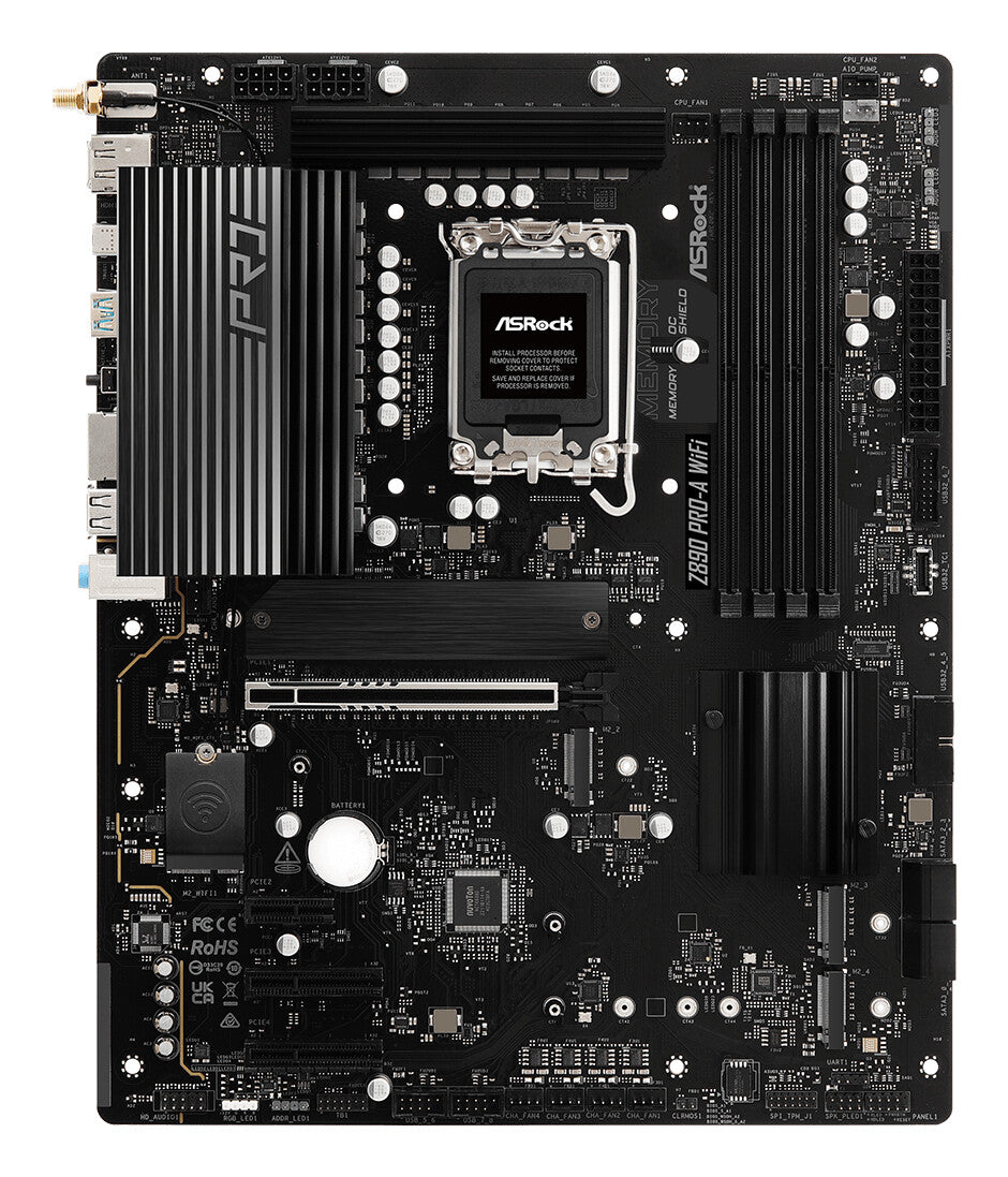 Asrock Z890 Pro-A WiFi Intel Z890 LGA 1851 (Socket V1) ATX