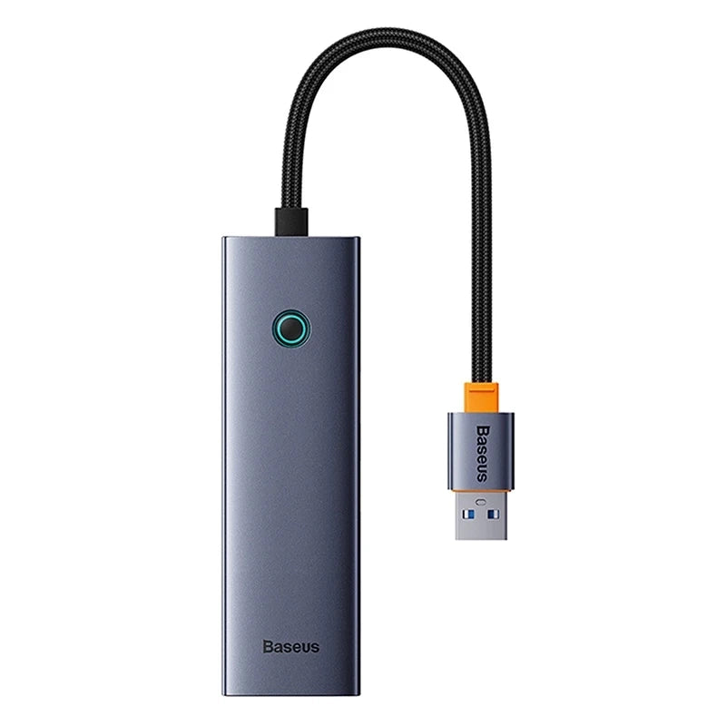 4in1 Hub Baseus UltraJoy USB-A til 4xUSB 3.0 (rumgrå)