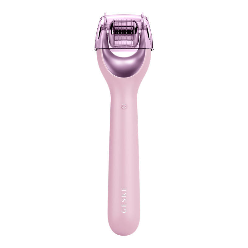 Micro Needle Face Roller 9in1 Geske med APP (rosa)
