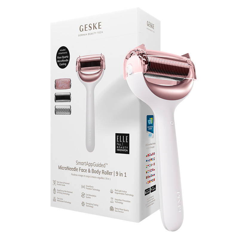Micro Needle Face&Body Roller 9in1 Geske med APP (starlight)
