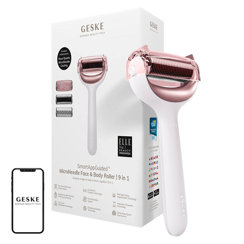 Micro Needle Face&Body Roller 9in1 Geske med APP (starlight)