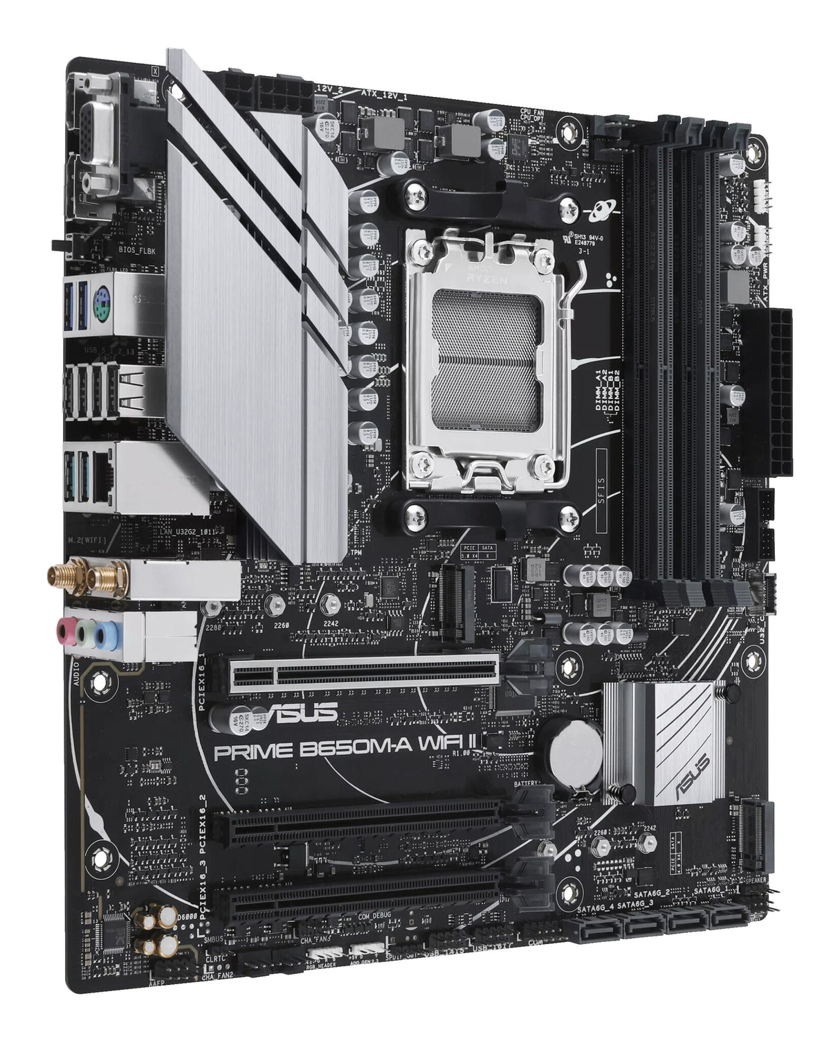 ASUS PRIME B650M-A WIFI II AMD B650 Sokkel AM5 micro ATX