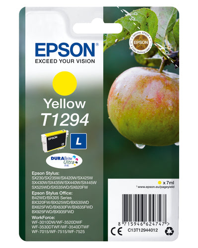 Epson Apple T1294 æble DURABrite Ultra enkeltpakke gult blæk