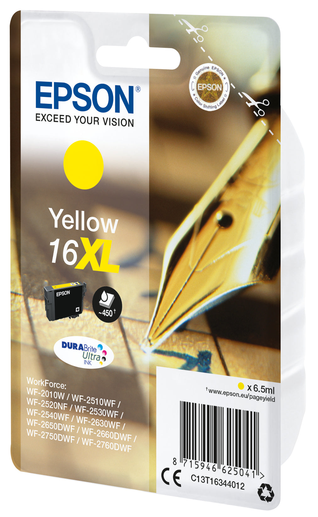 T1634 Yellow Ink Cartridge XL