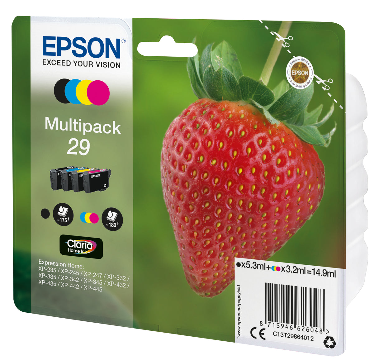 29 y/c/m/bl Claria Home Ink